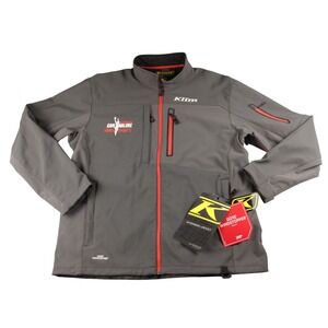 KLIM Inversion Jacket Men 2XL NWT Gore Windstop Softshell Gray Moto Karl Malone